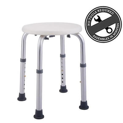 

Adjustable Shower Stool Tub Chair&Bathtub Seat Bench with Anti-Slip Rubber Tips for Safety&Stability