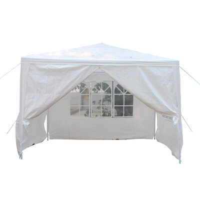 

Outdoor 3 x 3m 4 Sides Portable Home Use Waterproof Tent White