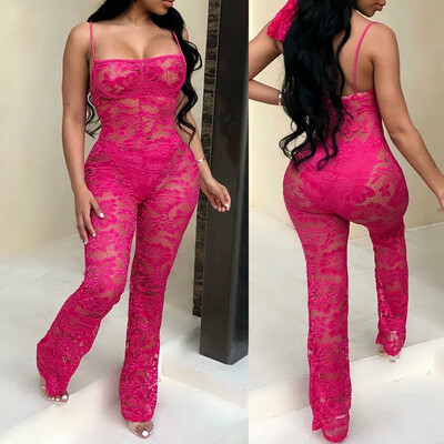 

Women Ladies Clubwear Lace Playsuit Bodycon Party Jumpsuit Romper Trousers