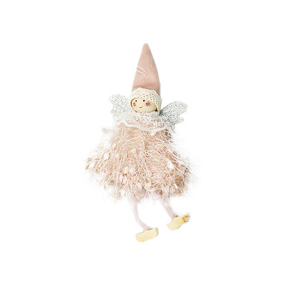 

〖Follure〗Lovely Christmas Tree Decorations Woolen Yarn Angel Doll Pendant Hanging Party