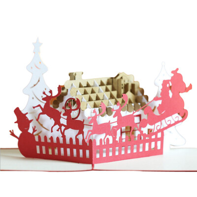 

Siaonvr Details about 3D Pop Up Card Christmas Greeting Baby Gift Holiday Happy New