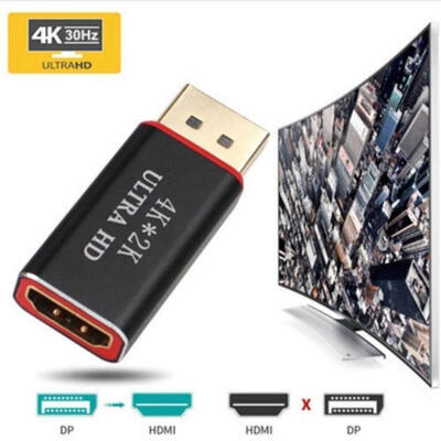 

4K DisplayPort Display Port DP to HDMI Male Female Adapter Converter For PC