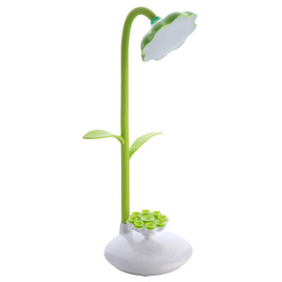 

Sunflower LED Desk Lamp Eye-caring Table Reading Light With Adjustable Arm Phone Stand