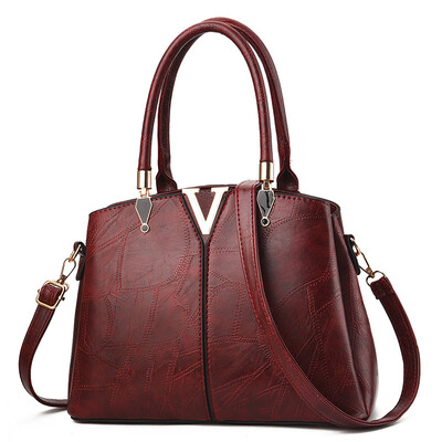 

2019 new European&American fashion handbag large capacity big bag shoulder Messenger bag