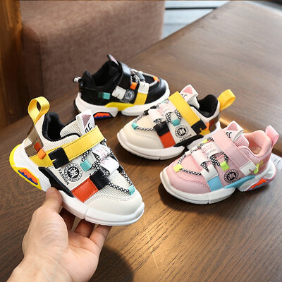 

New Sport Children Shoes Kids Boys Sneakers Spring Autumn Net Mesh Breathable Casual Girls Shoes Running Shoe For Kids