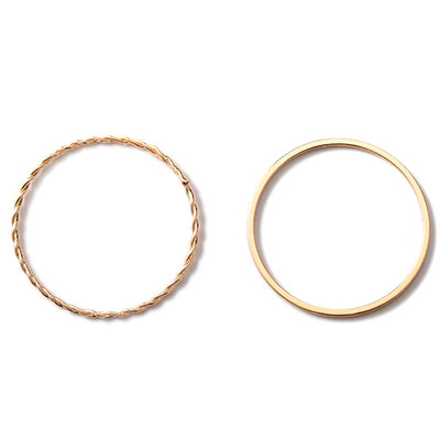 

Women Fashion Beauty Korean Style Thin Joint Ring Size6-10 Set Jewelry