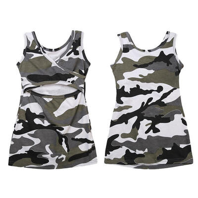 

Cotton Toddler Kids Baby Girl Clothes Camouflage Backless Dress Summer Sundress