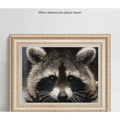 

5D DIY Diamond painting Mosaic Diamond Wall Sticker cat Cross Suitable for Home Puzzle birthday wedding garden Decoration