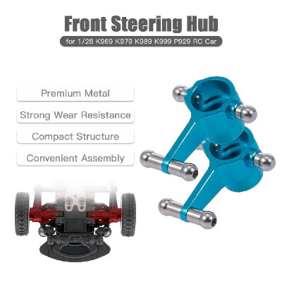

2PCS Metal RC Car Rear Steering Hub Steering Cup for WLtoys K989 128 RC Car Parts K969 K979 K999 P929 P939 Car