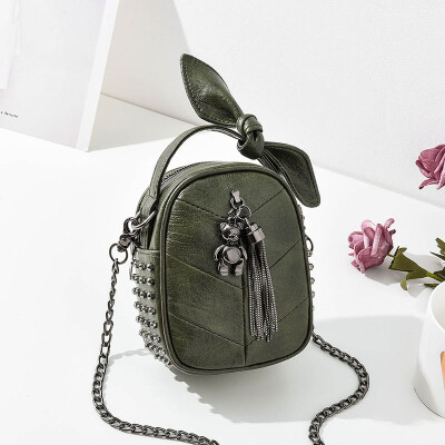 

The fashion of the new female Korean version fashion one shoulder slanted the womens bag&the mini mobile phone bag is 100 tim