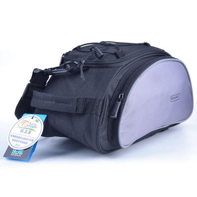 

14541-A Outdoor Bicycle Carrier Bag Bike Luggage Back Seat Storage Black
