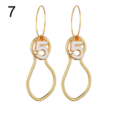 

Fashion Women Hollow Square Bee Cherry Rose Long Dangle Hoop Earrings Jewelry