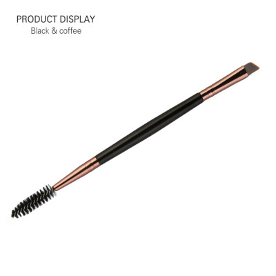 

1pcs 6 Colors Double Head Synthetic Hair Plastic Handle High Quality Pro Eyebrow & Eyelash Brush Tool Cosmetic Makeup Brush