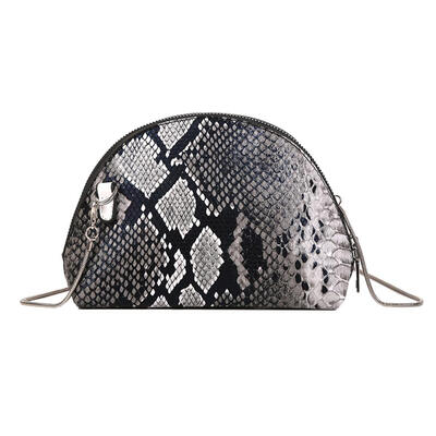 

Snake Print Shoulder Handbags Women Chain Leather Shell Crossbody Bags