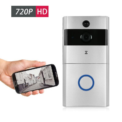 

720P WiFi Visual Intercom Door Phone Support Infrared Night View PIR Motion Detection Phone APP Remote Control for Door Entry Acce