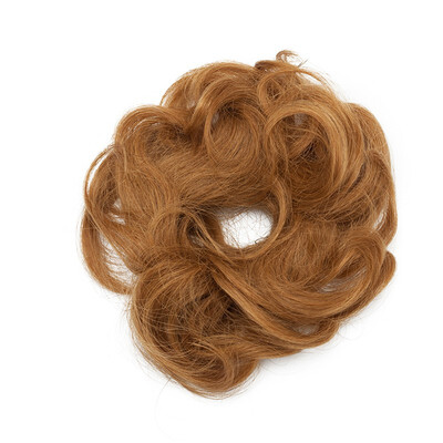 

100 Human Hair Bun Messy Bun Hair Extension Hair Piece for Women Wedding Wavy Curly Messy Donut Hair Chignons Hairpiece