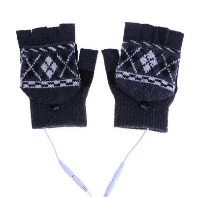 

USB Gloves Dual-Sided Heating Electronic Warm Women Men Kids USB Gloves
