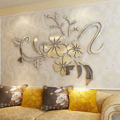 

Acrylic 3D Hibiscus Flower wall sticker