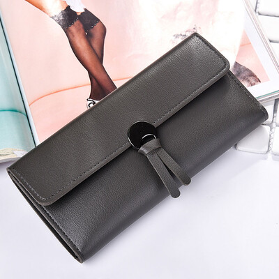 

Tailored Women Fashion Leather Wallet Leisure Clutch Bag Long Purse