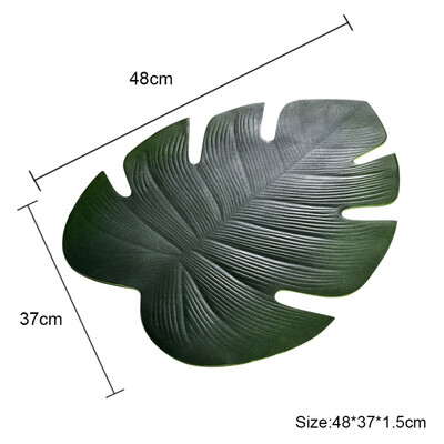 

Kitchen Placemat Leaves Pvc Dining Table Mat Disc Pads Bowl Pad Coasters Waterproof Table Decor Pad Slip-resistant Placemat Tool