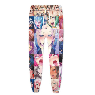 

Herqw61 Unisex Ahegao Anime Girls 3D Hoodie Sweatpants Funny Pullovers Zipper Sweatshirt Tracksuit And Pants