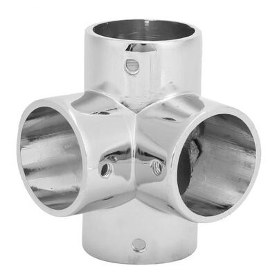 

Greensen 10pcs Zinc Alloy 25mm K Shape Round 3-way Pipe Fitting Connector for Furniture Rack