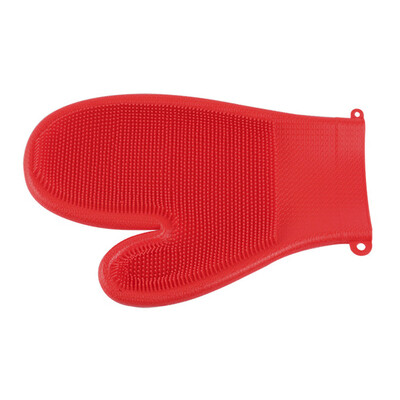 

Siaonvr Magic Reusable Silicone Gloves Cleaning Brush Scrubber Gloves Heat Resistant