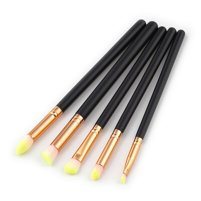 

Toponeto New 5Pcs Cosmetic Eyebrow Eyeshadow Brush Makeup Brush Sets Kits Tools