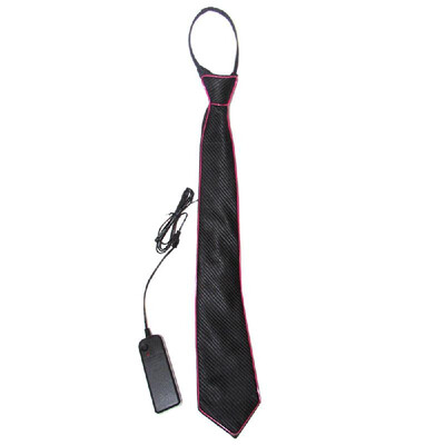 

LED Light Tie EL Wire Tie Flashing Dimming Cosplay Costume Anonymous Necktie Glowing DJ BAR Dance Carnival Party Masks Cool Props