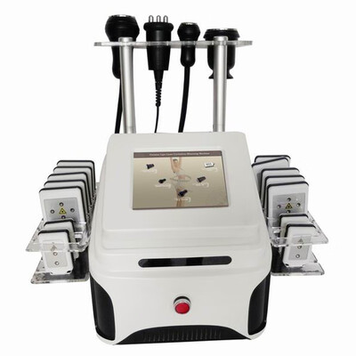 

6in1 40K Liposuction Cavitation Ultrasonic Slimming Vacuum RF Diode Lipo Laser LLLT Machine Fat Dissolve Body Beauty Slimming