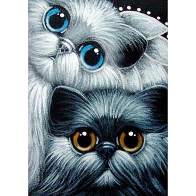 

5D DIY Full Drill Diamond Painting Cats Animal Cross Stitch Embroidery Kits