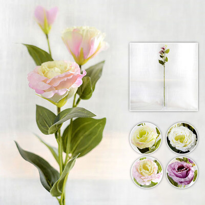 

Simulated Bouquet Wholesale Trigeminal Eustoma Fake Flower Wedding Home Decor
