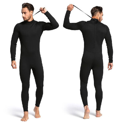 

Mens 2mm Back Zip Full Body Wetsuit Swimming Surfing Diving Snorkeling Suit Jumpsuit