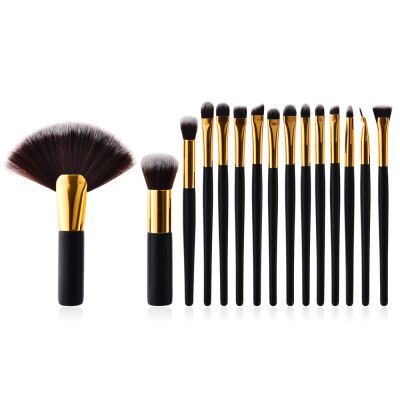 

〖Follure〗15Pcs Pro Makeup Brushes Set Foundation Powder Eyeshadow Eyeliner Lip Brush Tool