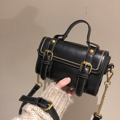 

Qiao Bani 2019 new Korean retro style fashion chain postman bag shoulder shoulder diagonal trend PU handbag