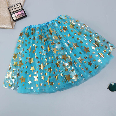 

Roseonmyhand Womens Fashion Star Elastic 3 Layered Short Skirt Adult Tutu Dancing Skirt