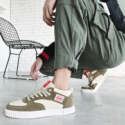 

2019 New Summer Mens shoes Korean version of the trend small whiteboard shoes leisure autumn junior high school students 100 canv