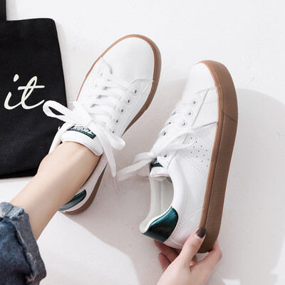 

Small white canvas shoes children autumn 2019 new tide shoes Joker Korean womens shoes autumn sports student board shoes