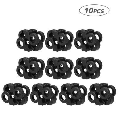 

10pcs Plastic Cord Locks End Spring Stop Toggle Stoppers Outdoor Camping Hiking Backpack Shoelace Snap Clips