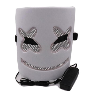 

Halloween Party Mask LED Scary Flash Mask EL Line Light Mask Cosplay Mask Party Clothing Mask Supplies Multi-color Optional