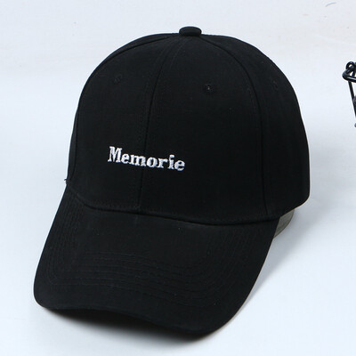 

Hats ins New Japanese Leisure Baseball Caps with Soft Top Alphabet