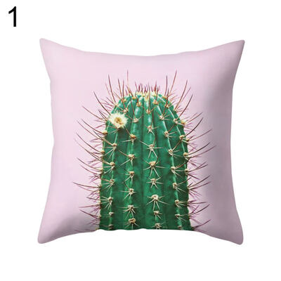 

Cactus Flower Pineapple Throw Case Cushion Cover Sofa Bed Car Cafe Office Decor