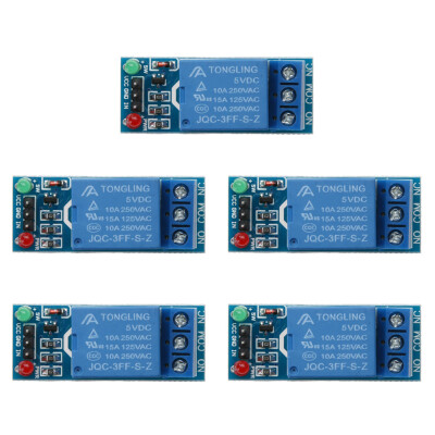 

5pcs 1 Channel DC 5V Relay Switch Module for Arduino Raspberry Pi ARM AVR