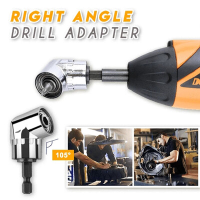 

〖Follure〗Right Angle Drill Adapter 105 Degree Turn Screw Jointer Drill Accessories