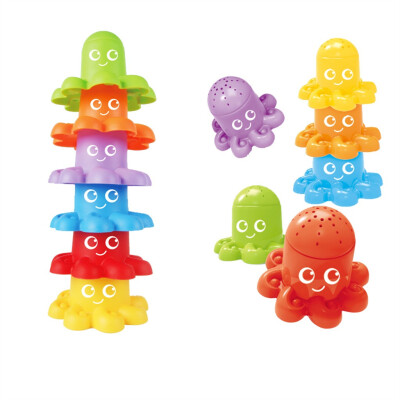 

Tailored Bath Toys for Toddlers Kids Boys Girls Waterfall Octopus Stacking Cups