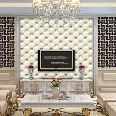 

Gobestart 3D Vintage Leather textured wallpaper PVC Mural Realistic Look Waterproof