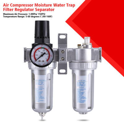 

Greensen SFC300 38 Air Compressor Filter Regulator Moisture Water Trap Cleaner Separator Tool