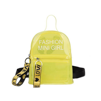 

2019 New Fashion PVC Backpack Childrens Student Jelly Backpack