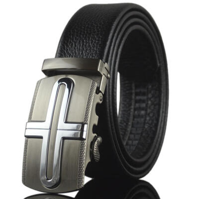 

new Cowhide Genuine Leather Belts For Men Luxury Automatic Buckle Black Cinturones Hombre designer belts mens high quality belt