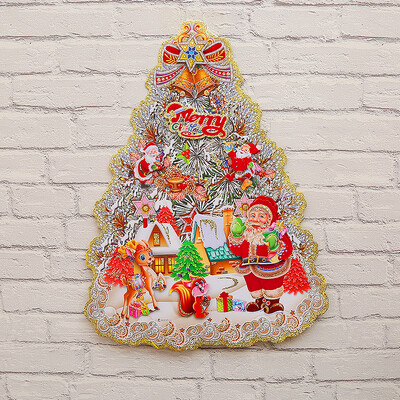 

Dome recalls trumpet Christmas stickers glass door window window stickers Christmas window stickers wall stickers Christmas tree layout dress up stickers stickers package color card stickers Christmas tree